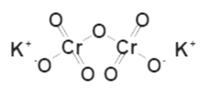 Структурная формула Дихромата калия
