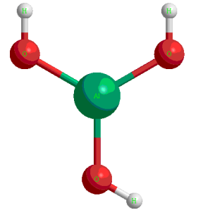 Структурная формула Гидроксида алюминия
