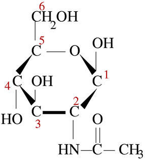 Структурная формула Глюкозамина