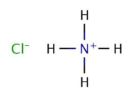 Структурная формула Хлорида аммония