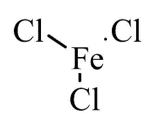 Структурная формула Хлорида железа (lll)