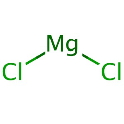 Структурная формула Хлорида магния