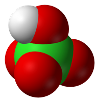Структурная формула Хлорной кислоты