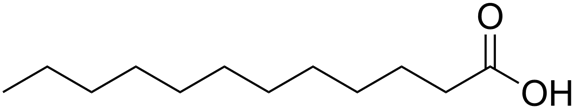 Структурная формула Лауриновой кислоты