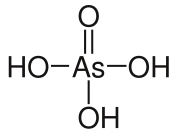 Структурная формула Мышьяковой кислоты