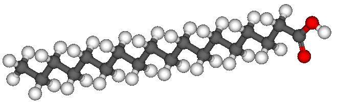 Структурная формула Стеариновой кислоты