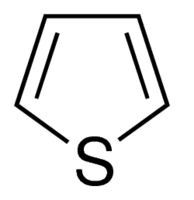Структурная формула Тиофена