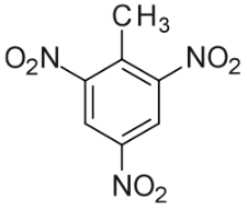 Структурная формула Тринитротолуола
