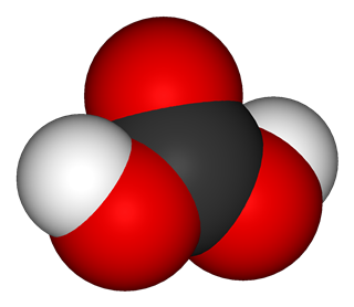 Структурная формула Угольной кислоты
