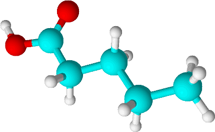 Структурная формула Валериановой кислоты